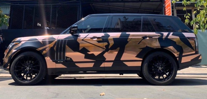 Decal Phối Camo Range Rover