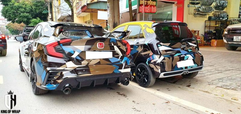 Decal Phối Mảng Cho Honda
