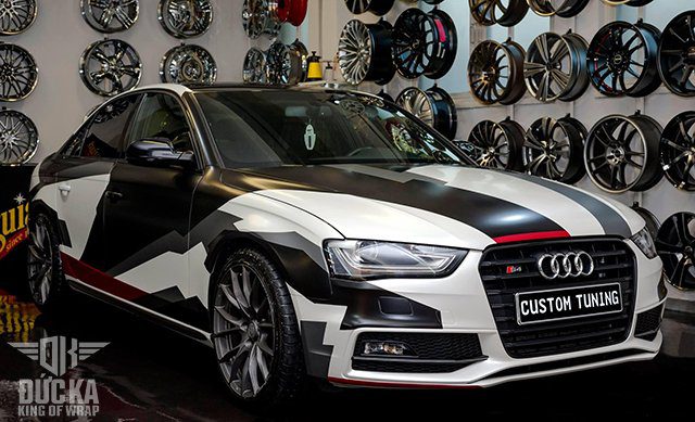 Dán decal tem xe oto tại Cầu Giấy AuDi A5