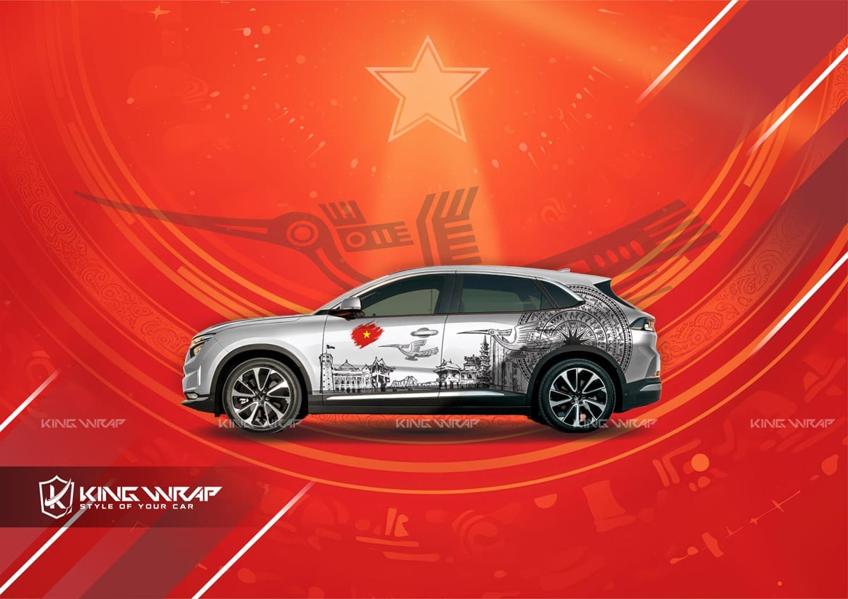 99+ Mẫu Tem Ô Tô Ngày 2/9 – Đón A80 Rực Rỡ Trong Lòng Thủ Đô