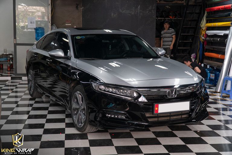 Honda Accord dán decal đổi màu oto style Maybach