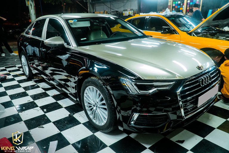 Dán decal đổi màu oto Maybach Audi A6