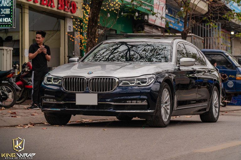 BMW 720Li Dán decal đổi màu oto style Maybach