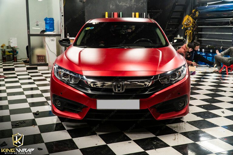Dán decal đổi màu xe oto Honda Civic