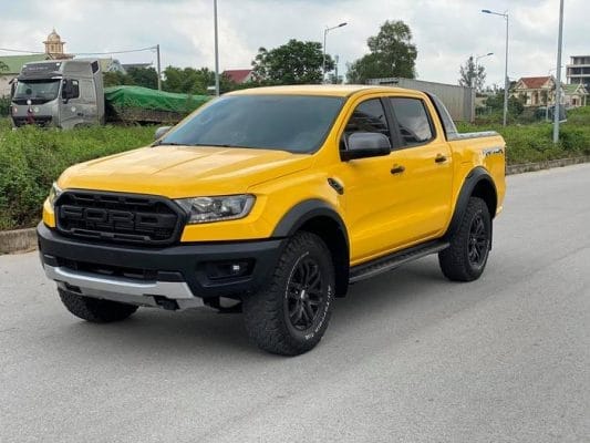 Dán Decal TeckWrap Ford Ranger Raptor – Màu Vàng Nổi Bật