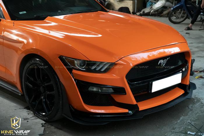Ford Mustang GT500 đổi màu vàng sang cam Orange CG04 TeckWrap