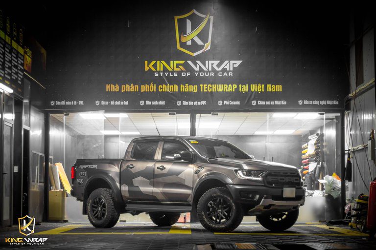 Tem xe oto Camo Ford Ranger Raptor