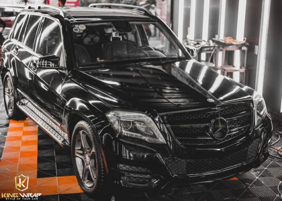 Decal đổi màu xe oto Hà Nội Mercedes GLK