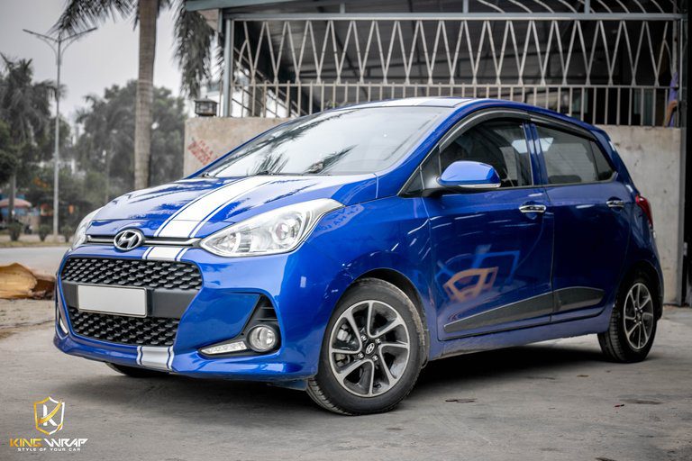 Dán tem xe oto đẹp Grand I10