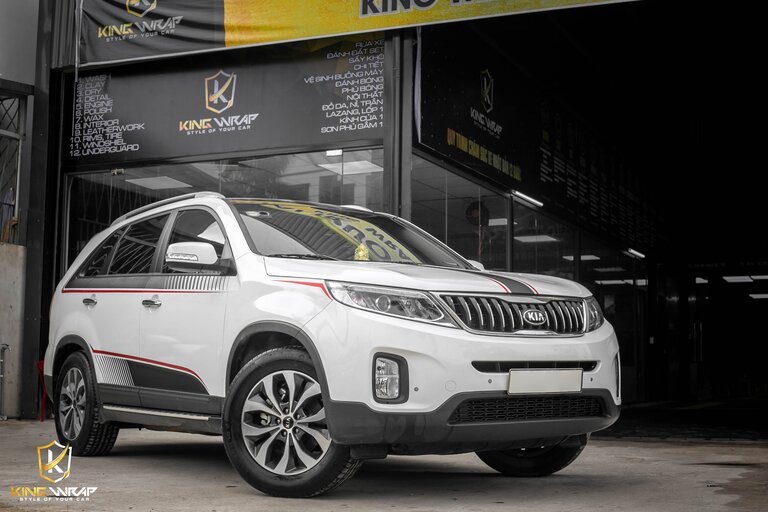 Dán tem xe oto đẹp Kia Sorento