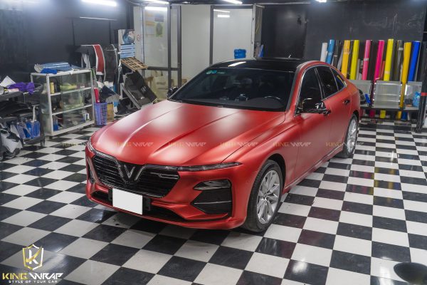 Dán decal đổi màu xe oto Hà Nội Lux A2.0 VCH401S