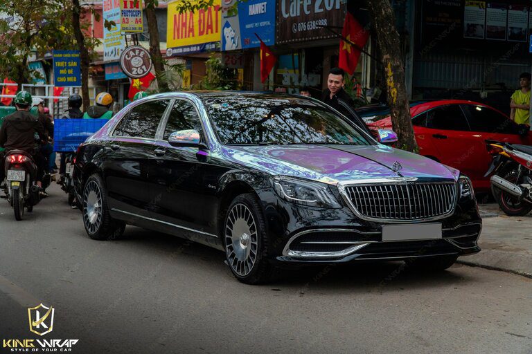 Decal dán xe ô tô đẹp giá rẻ tại Cầu Giấy Mercedes S560