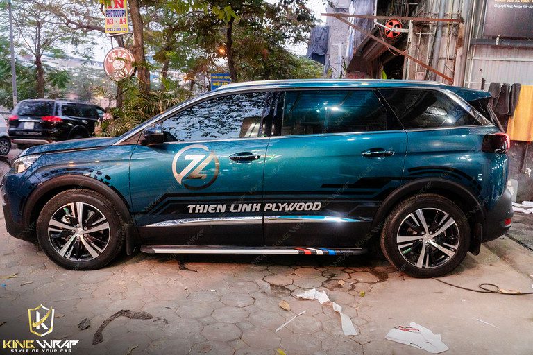Dán Tem xe oto Peugeot 5008 đẹp giá rẻ