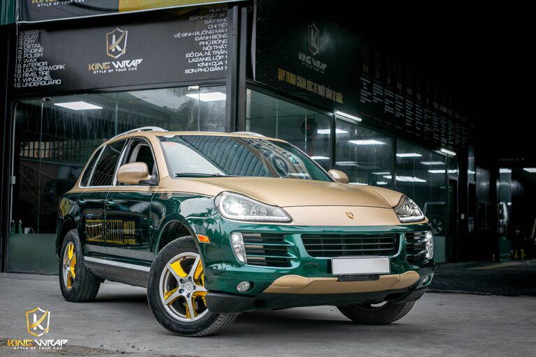 Dán decal đổi màu ô tô style Maybach Porsche Cayenne
