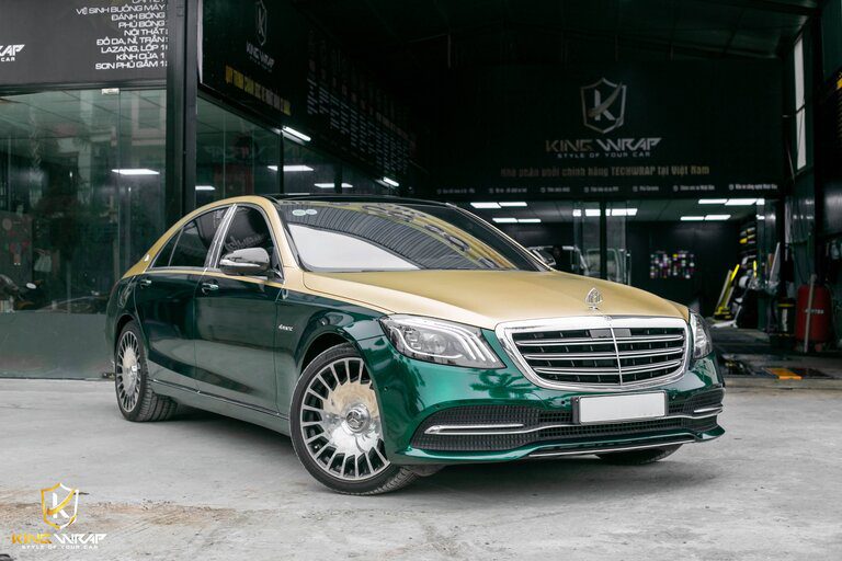 Dán decal xe oto đẹp giá rẻ tại Hà Nội style Maybach Mercedes S450