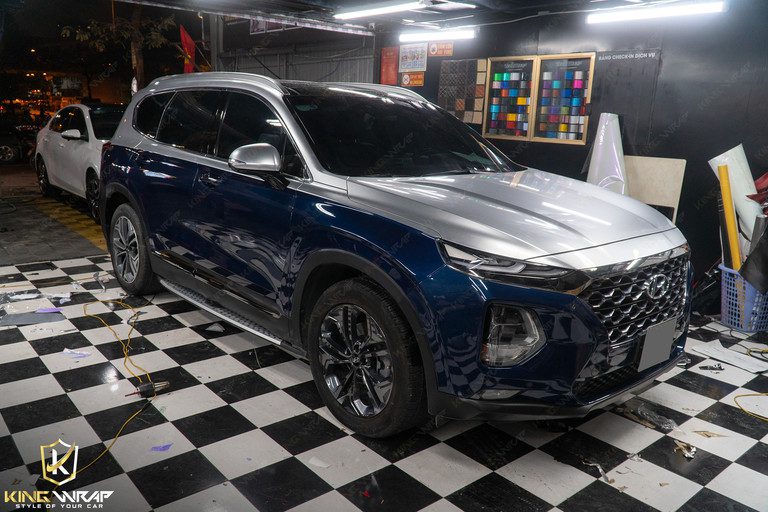 Decal dán xe ô tô style Maybach Santafe