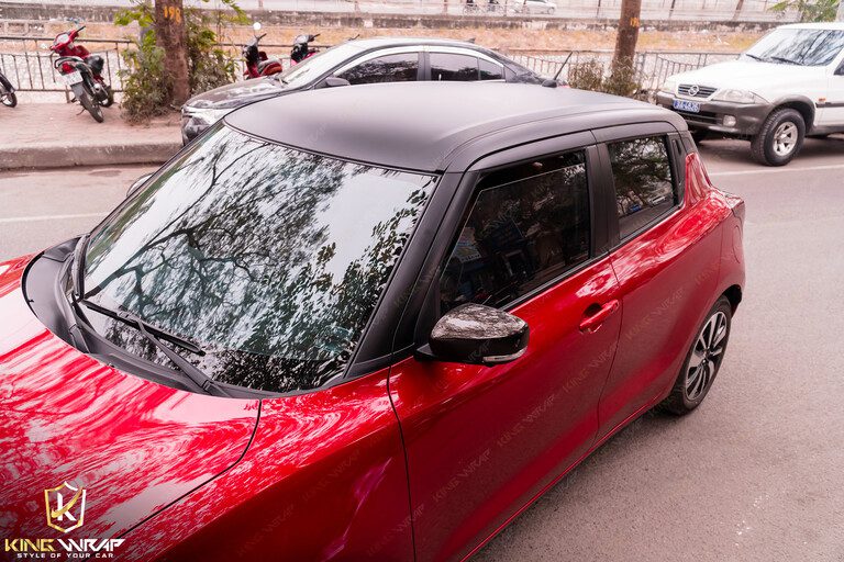 Dán decal nóc xe oto đẹp giá rẻ Suzuki Swift
