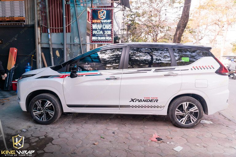 Mẫu Tem Xe Xpander Màu Trắng – Đẹp Nhất Tại KingWrap