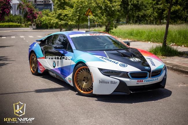 Dán tem xe ô tô đẹp giá rẻ BMW i8