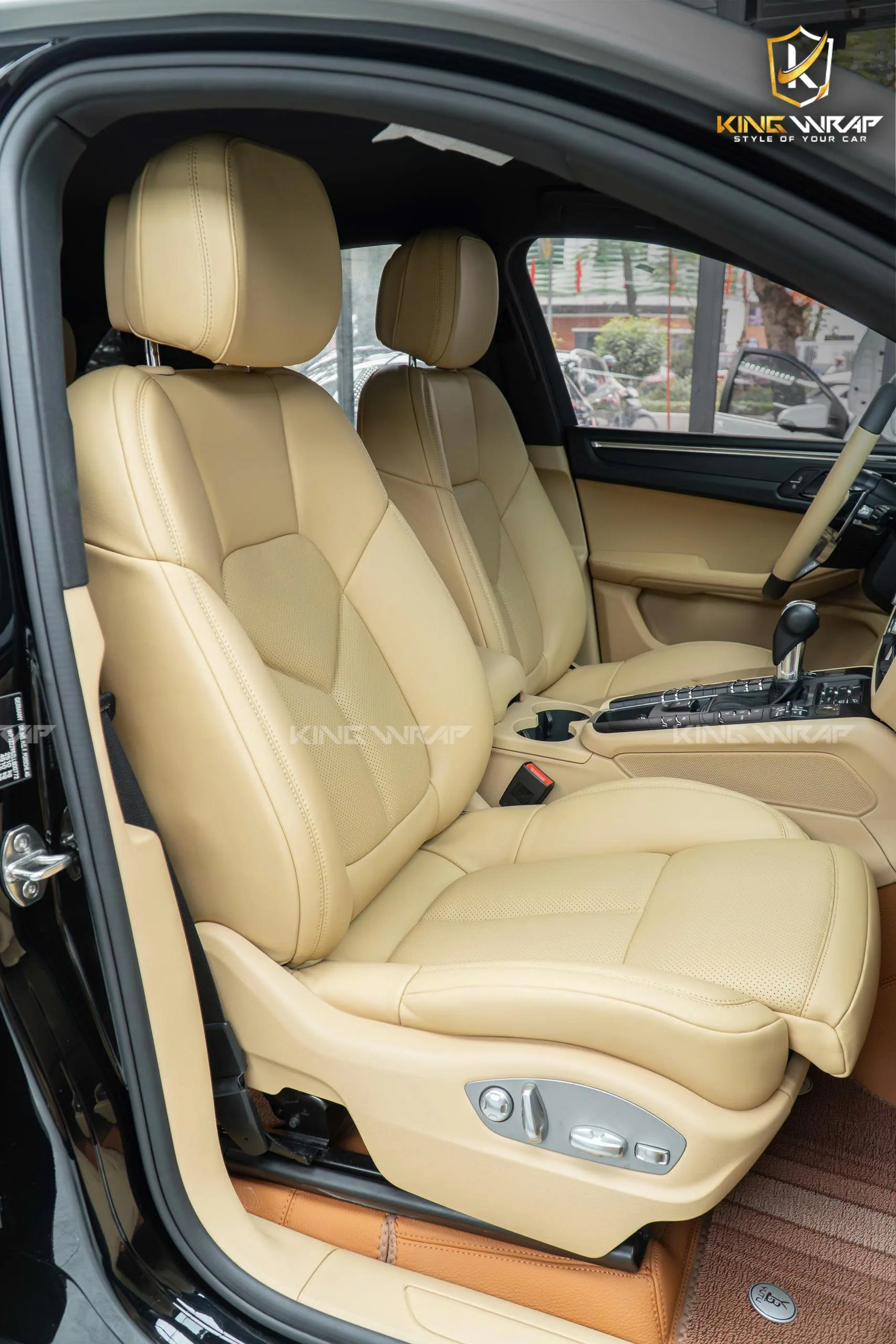 Porsche Cayenne Bọc Ghế Da Bò Ý - Đổi Màu Nội Thất - Thảm Sàn Nappa