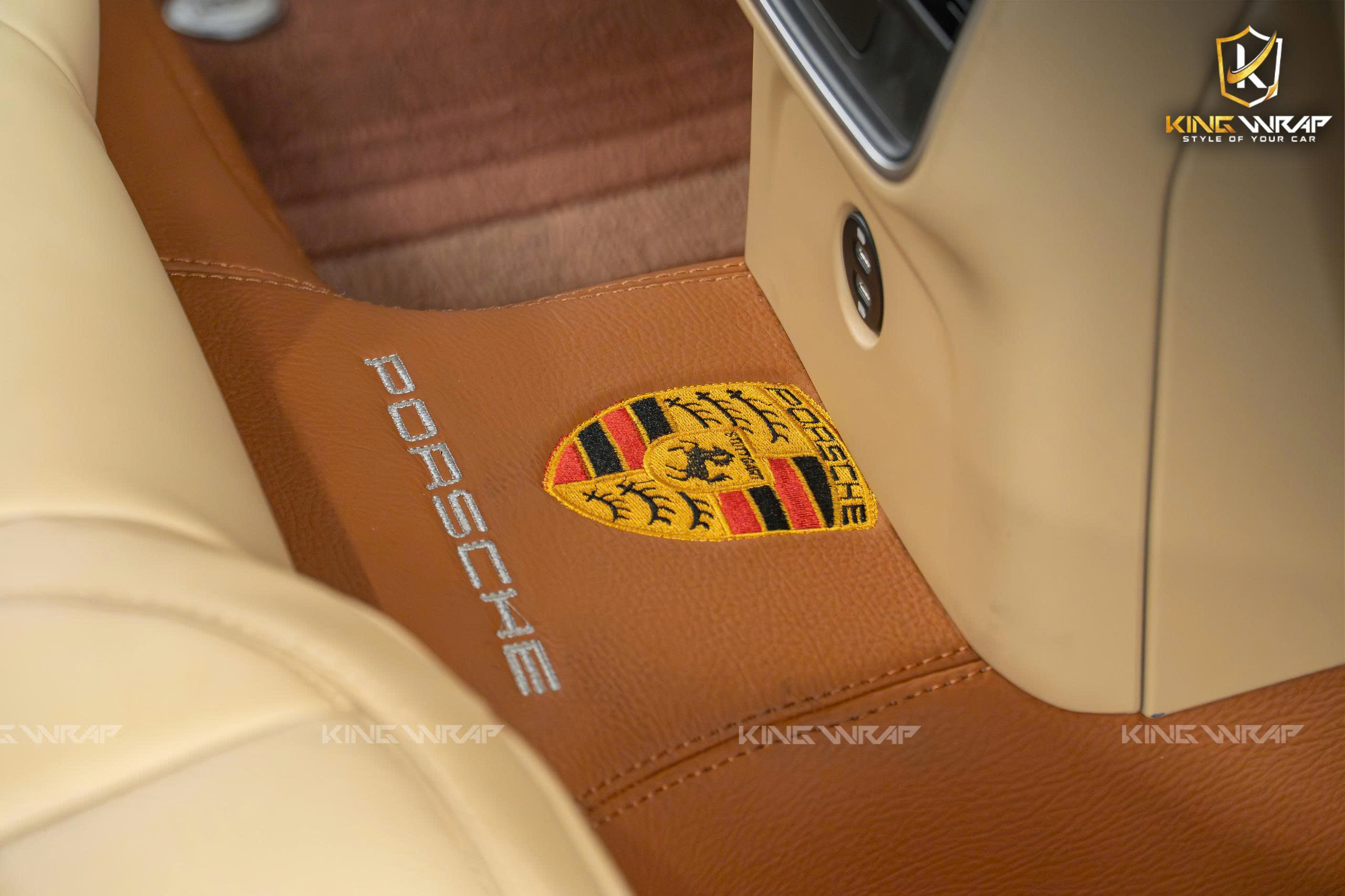 Porsche Cayenne Bọc Ghế Da Bò Ý - Đổi Màu Nội Thất - Thảm Sàn Nappa