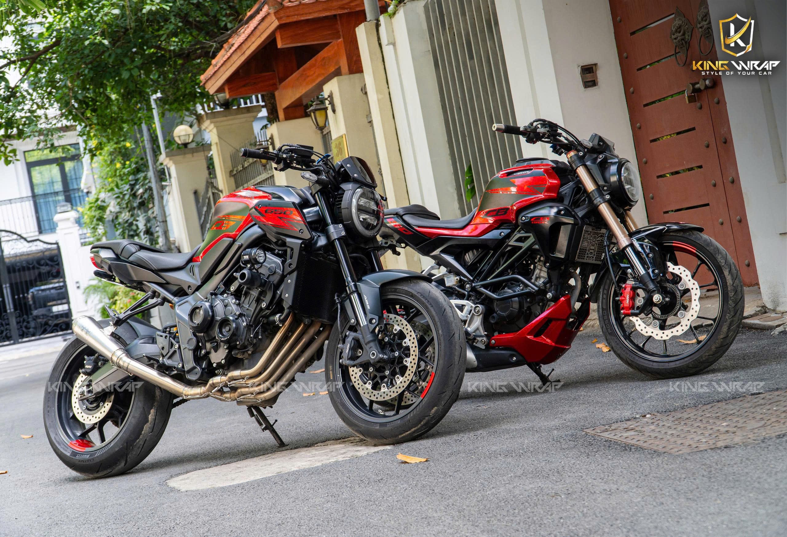 Dán tem xe máy CB150R – Nâng tầm phong cách, giữ trọn giá trị