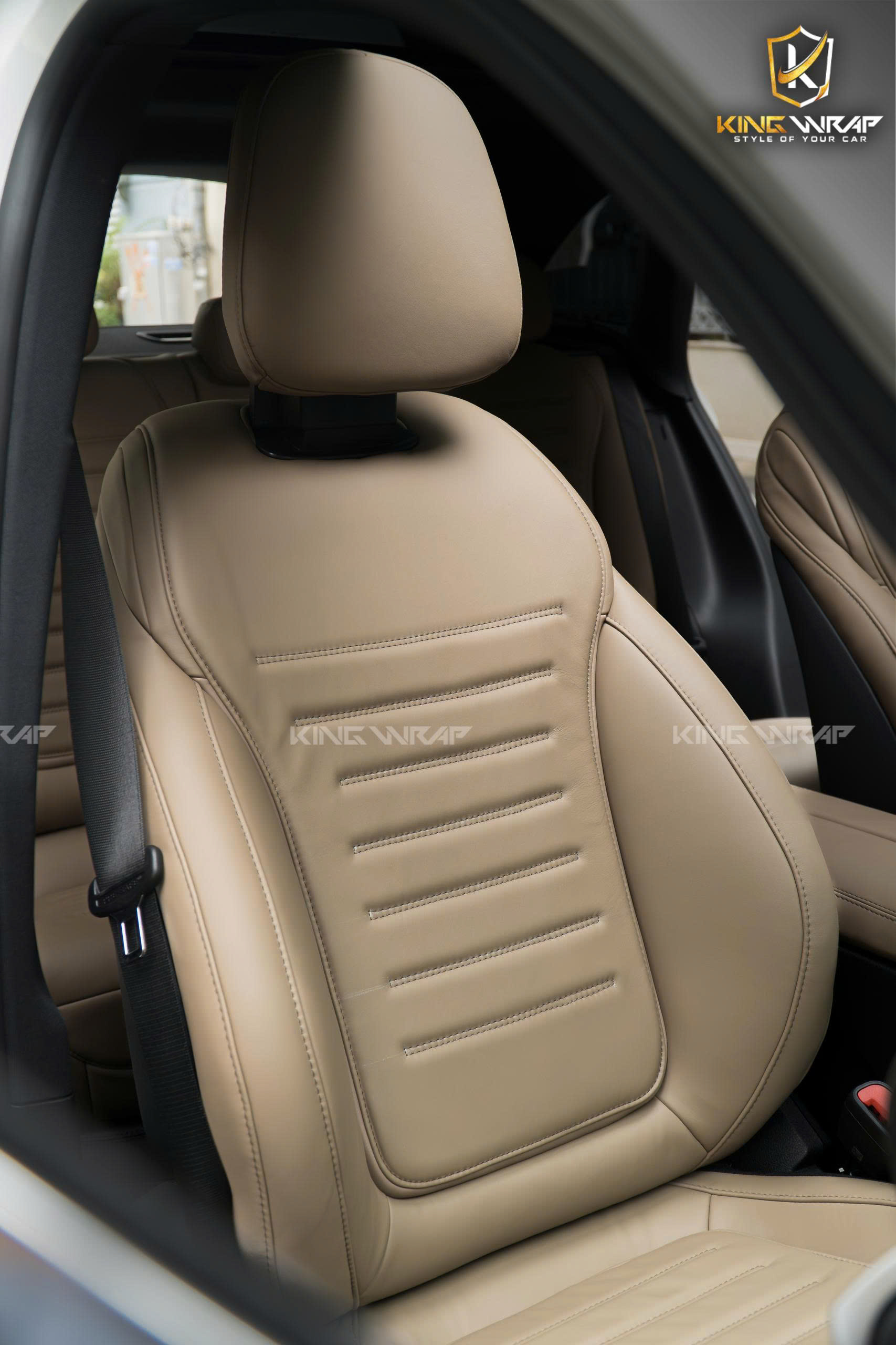 Dán PPF GSWF - Bọc Ghế Da Bò Ý Sang Trọng Cho Mercedes GLC300