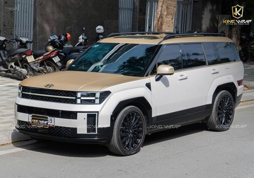Dán decal xe ô tô santafe 2024