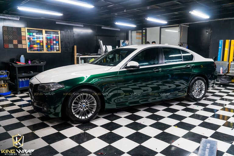 Decal maybach xe ô tô BMW xanh lá đẹp sang trọng