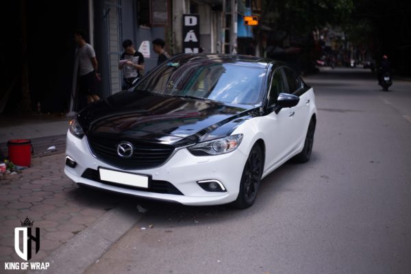 Dán Decal Nửa Xe Maybach Mazda 6