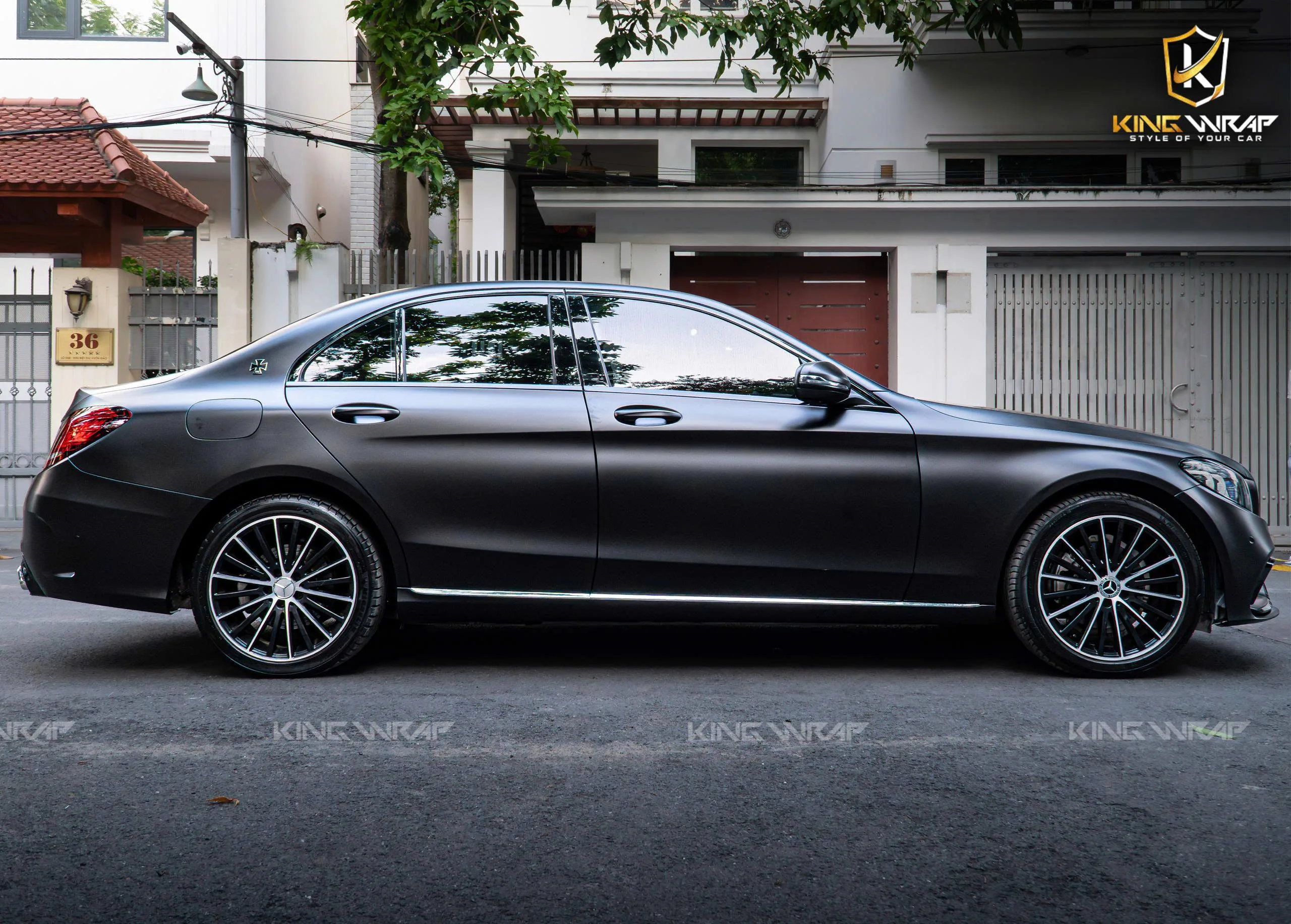 Độ body kit C63 xe Mercedes C200 đẳng cấp chuẩn dân chơi