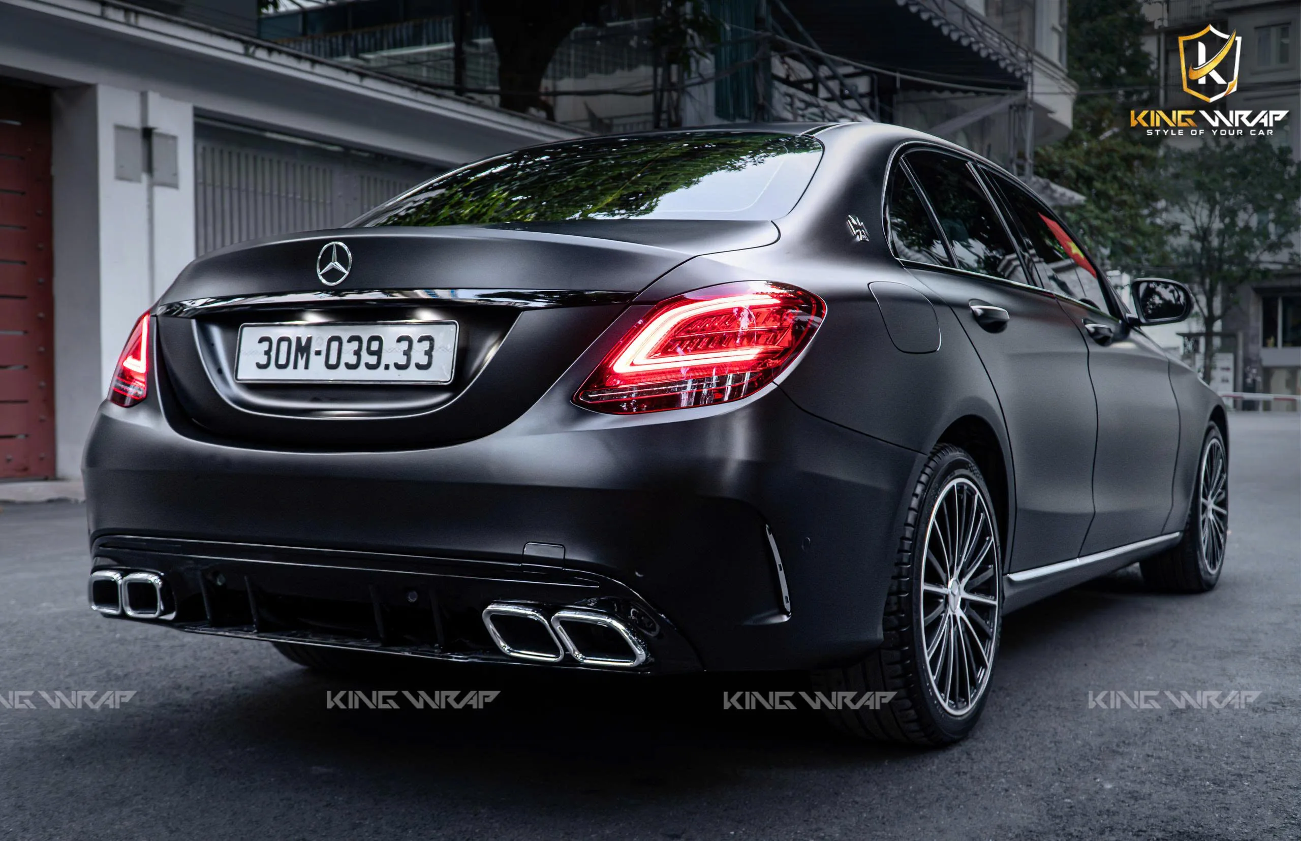 Độ body kit C63 xe Mercedes C200 đẳng cấp chuẩn dân chơi