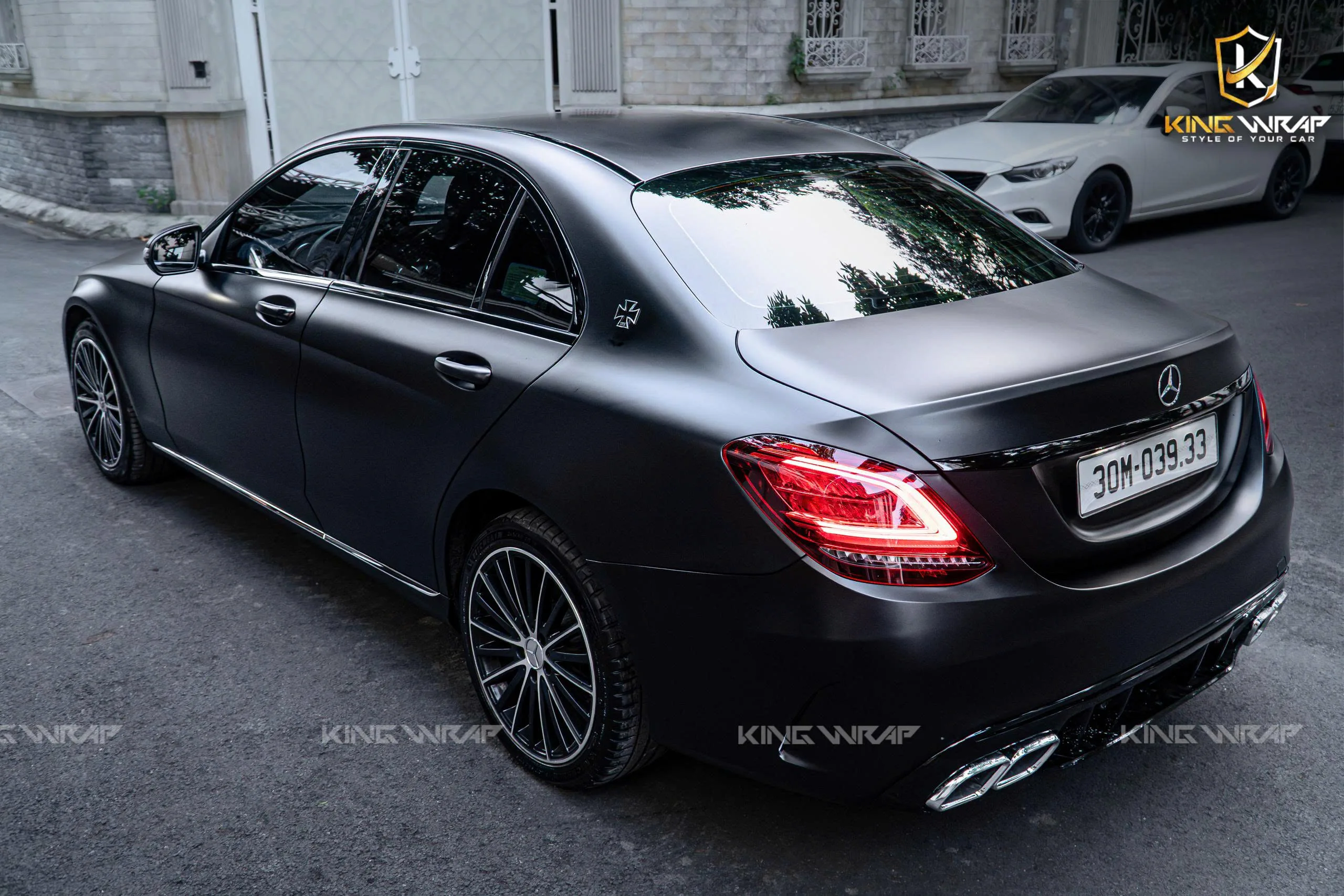Độ body kit C63 xe Mercedes C200 đẳng cấp chuẩn dân chơi