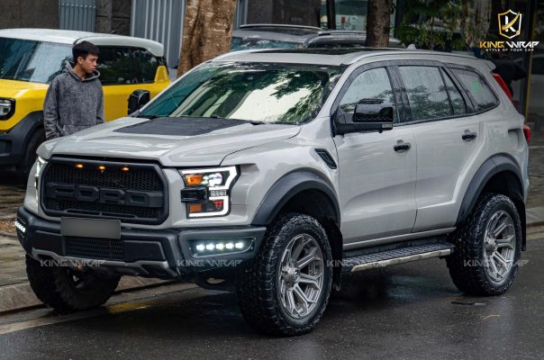 Dán Đổi Màu Xám Xi Măng Ford Everest Sang Trọng – Đẳng Cấp