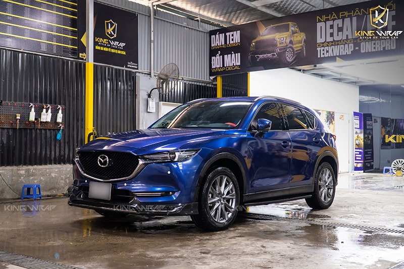 Dán Đổi Màu Oto Mazda CX5 Xanh Dương