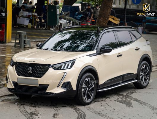 Dán Đổi Màu Trà Sữa Peugeot 2008 Tinh Tế – Nhẹ Nhàng