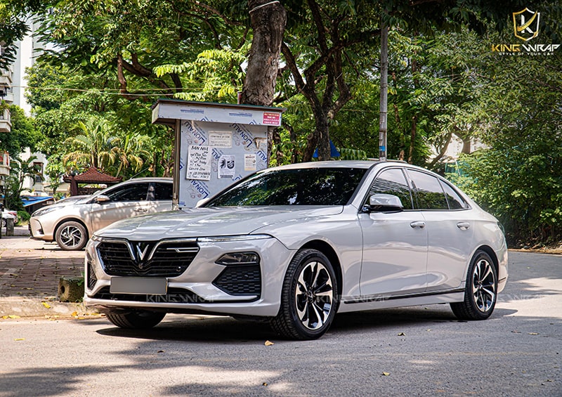 Dán Đổi Màu Ô Tô Vinfast Lux A Xám Xi Măng