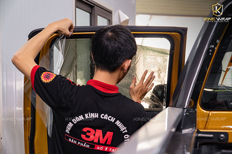 Dán film cách nhiệt 3m Ford Wildtrak