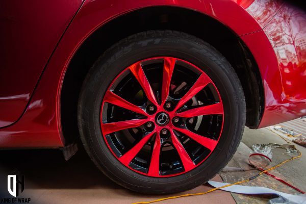 Wrap Lazang Đỏ Mazda 6