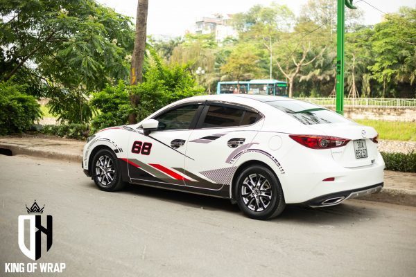 Decal Tem Ghép Thể Thao Mazda