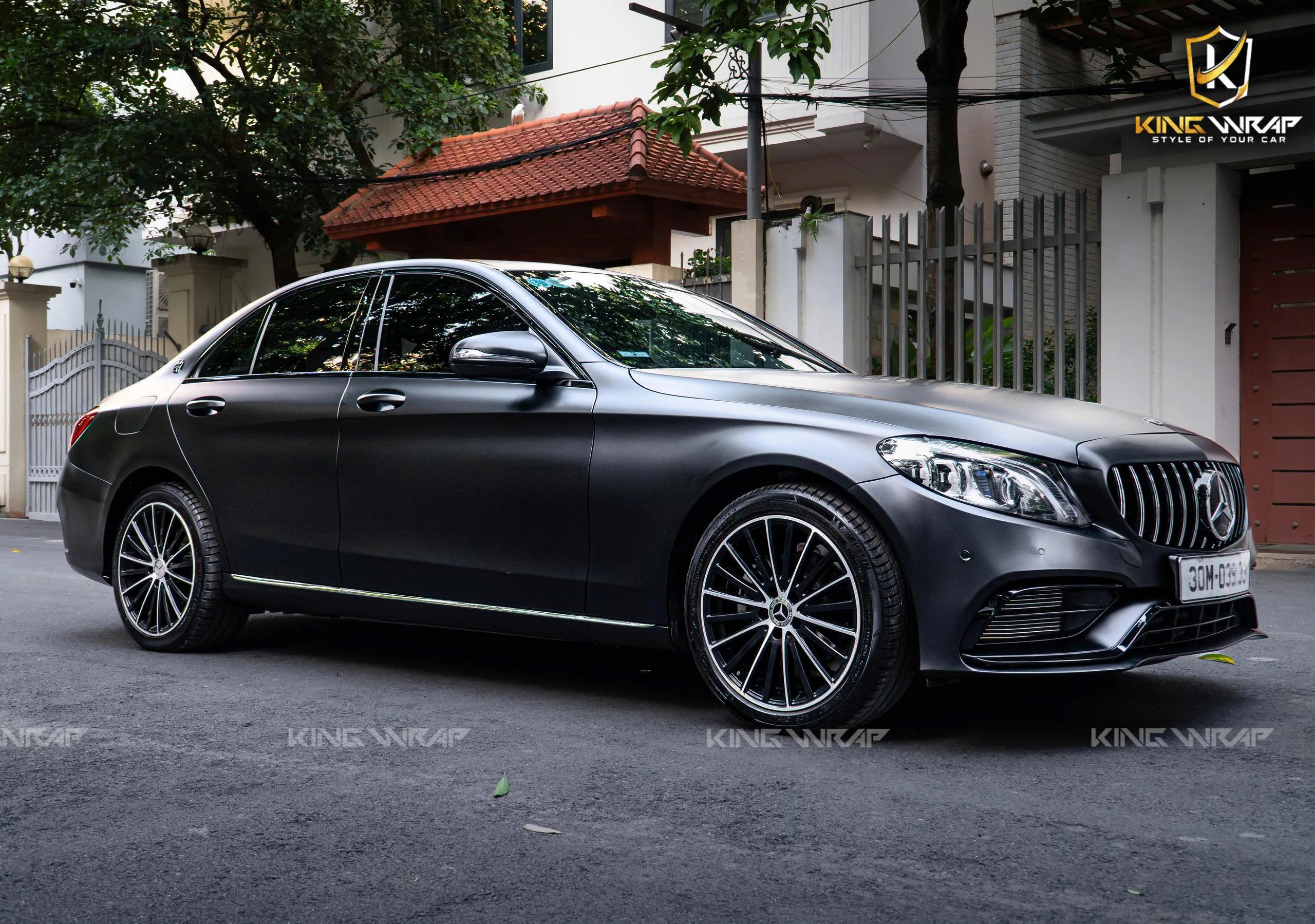 Độ LED Turbin xe Mercedes C200