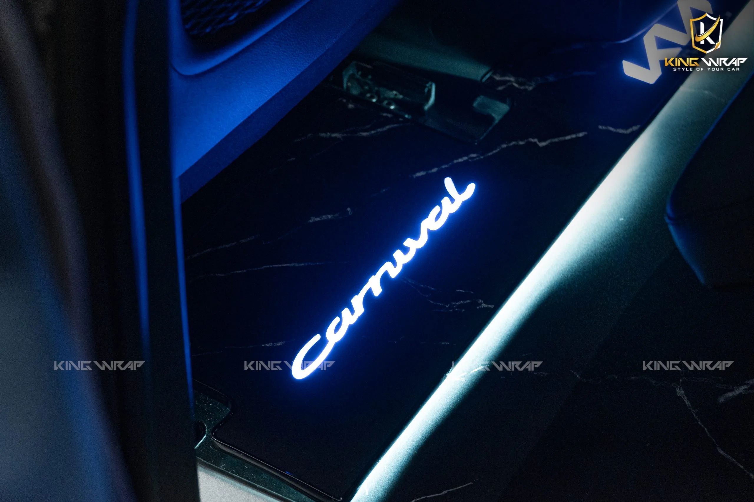 Độ Led Nội Thất Ô Tô Kia Carnival