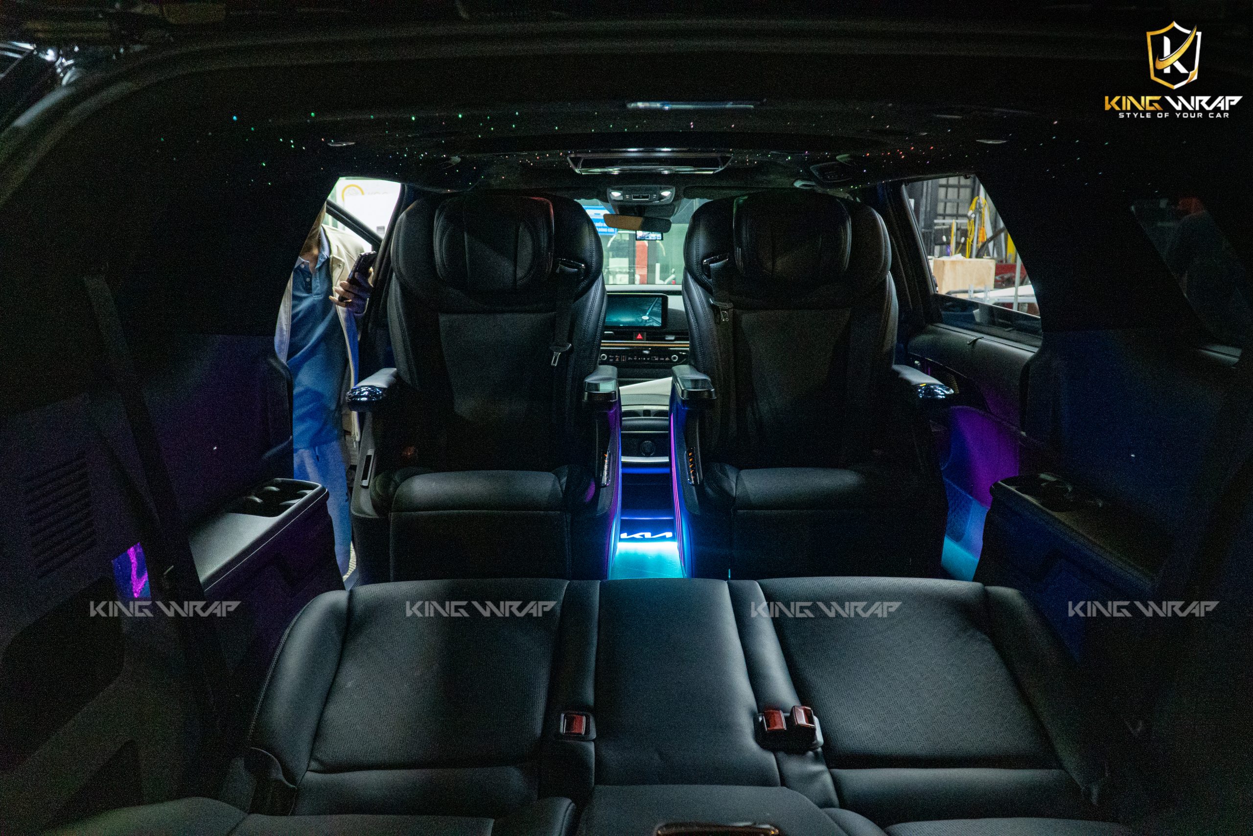 Độ Led Nội Thất Ô Tô Kia Carnival