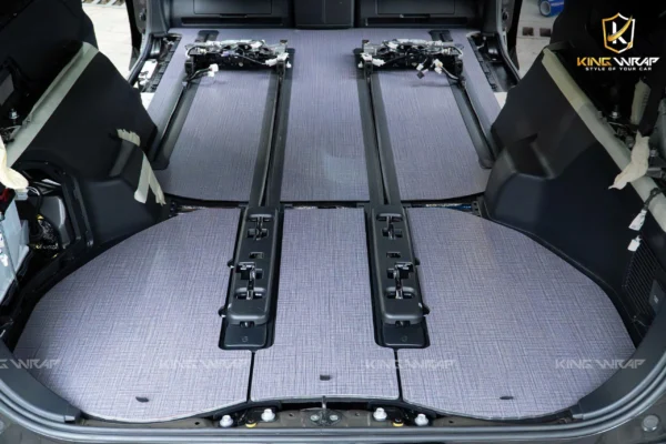 Độ sàn và cách âm chống ồn sàn xe Toyota Alphard