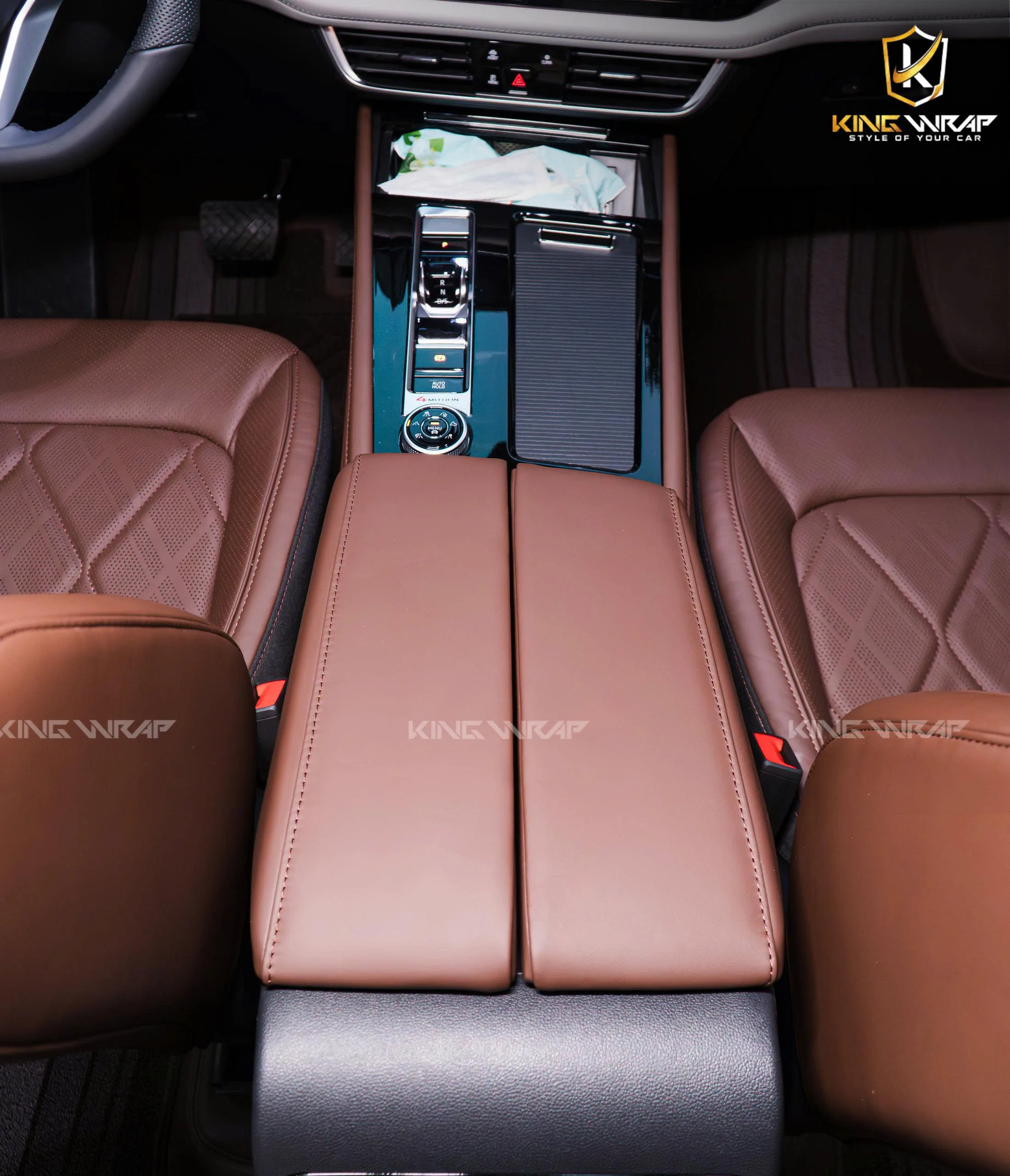 Bọc Da Bò Ý – Độ Ghế VIP – Đổi Màu Nội Thất – Thảm Sàn Nappa Xe Teramont