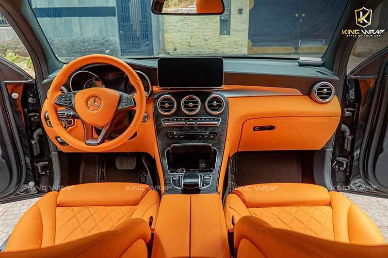 Bọc Ghế Da Ô Tô GLC Cam Hermes