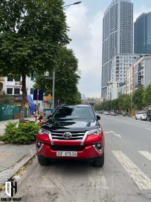 Decal Style Maybach Fortuner Đỏ Đen