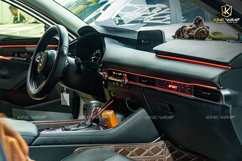 Độ led nội thất ô tô Mazda