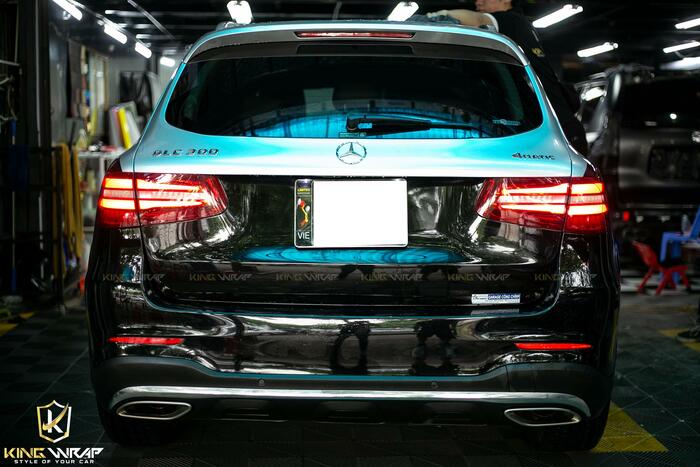 Dán decal đổi màu style maybach cho Merc GLC 300