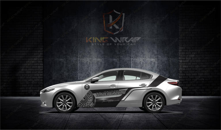Mẫu Tem Xe Mazda 3 Chính Hãng Chất Lượng Nhất Tại KingWrap